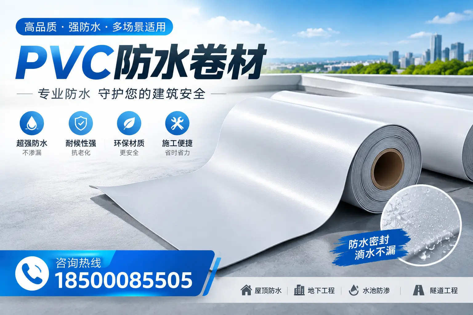 PVC防水卷材的市场竞争分析，武威品牌选择参考