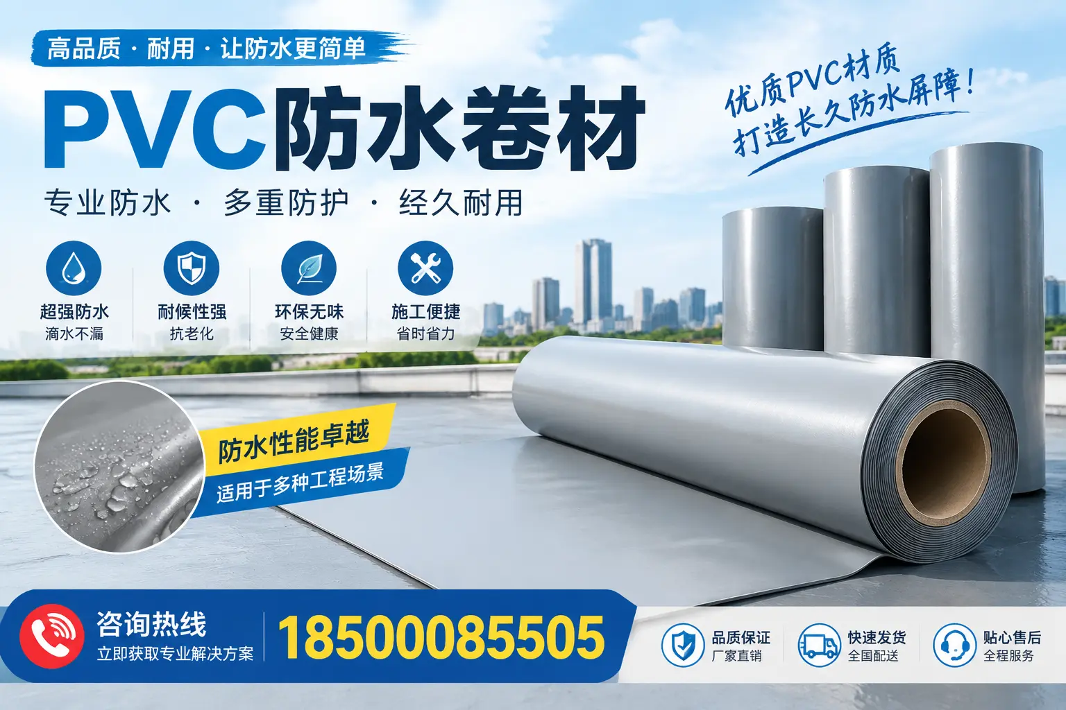 什么是pvc防水卷材？武威消费者需了解的基础知识